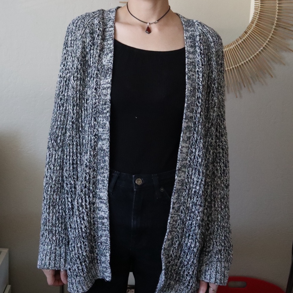 Splendid blue and White Cardigan - Picture 1 of 6